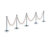 Sistemas de acordonamiento para distanciamiento de personas. Sistemas de acordonamiento para distanciamiento de personas en Madrid y Toledo.