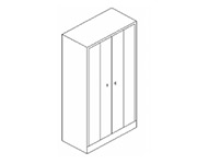 Somos especialistas en armarios metalicos con puertas plegables. Armarios metalicos de puertas plegables en Madrid y Toledo.