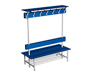 Somos especialistas en bancos metalicos para vestuarios en Madrid y Toledo. Fabricacion de bancos metalicos de vestuarios.