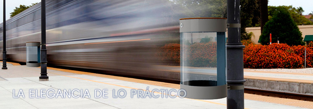 Fabricamos muebles metalicos a medida en Madrid y Toledo. Fabricacion de papeleras y ceniceros metalicos en Madrid