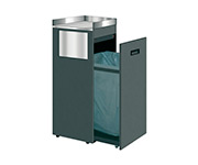 Somos especialistas en papeleras metalicas para grandes superficies. Papeleras metalicas para grandes superficies en Madrid y Toledo.