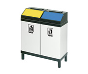 Somos especialistas en papeleras ecologicas de reciclaje. Papeleras metalicas ecologicas de vestuarios en Madrid y Toledo.