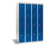 Taquillas metalicas de ancho 300 y 4 puertas.