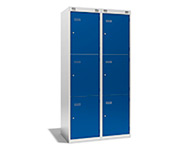 Taquillas metalicas de ancho 450 y 3 puertas.